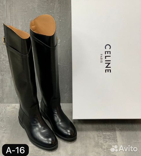 Сапоги трубы женские Celine