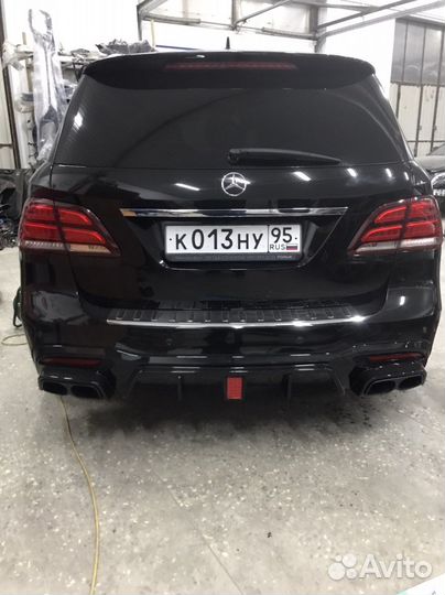 Рестайлинг ML 166 под GLE brabus