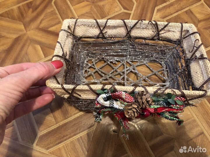 Корзинка новогодняя