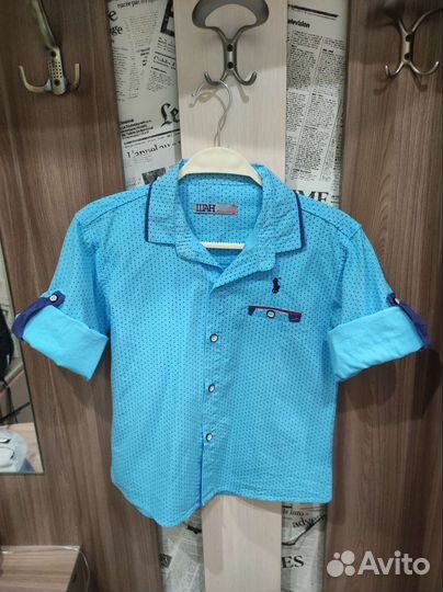 Рубашка для мальчика 140 размер