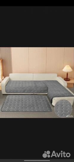 Дивандек на угловой диван и кресло набор