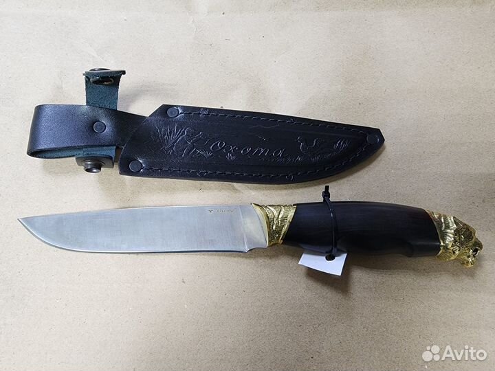 Нож Охота с гардой и навершием