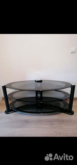 Тумба-поставка стеклянная под телевизор