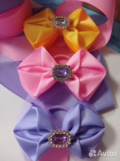 Резинки, заколки для волос ручной работы