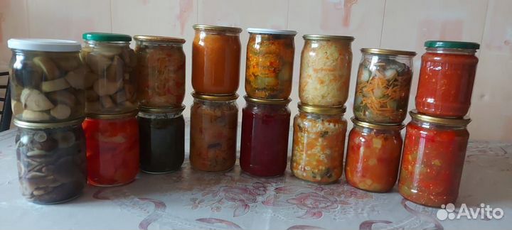 Домашняя консервация. Сушёные яблоки, грибы