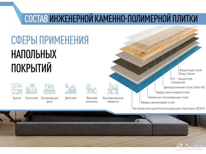 Кварцвиниловая плитка 1008-13 ABA Greze