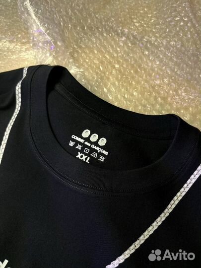 Футболка bape baby Milo x cdg