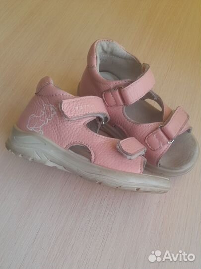 Ортопедические сандалии кожа 23 размер для девочки