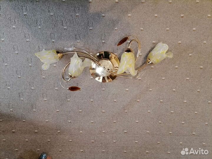 Люстра потолочная бу