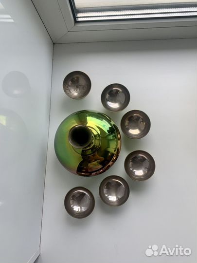 Коньячный набор мельхиор СССР 70е