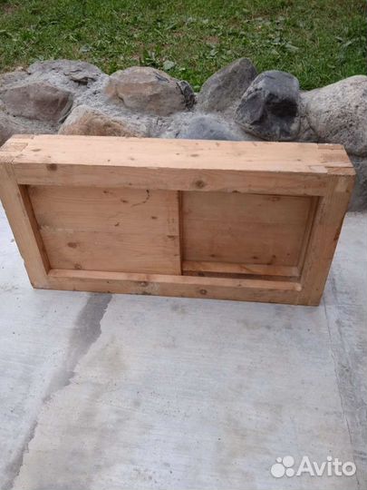 Деревянная вентиляционная крышка с задвижкой