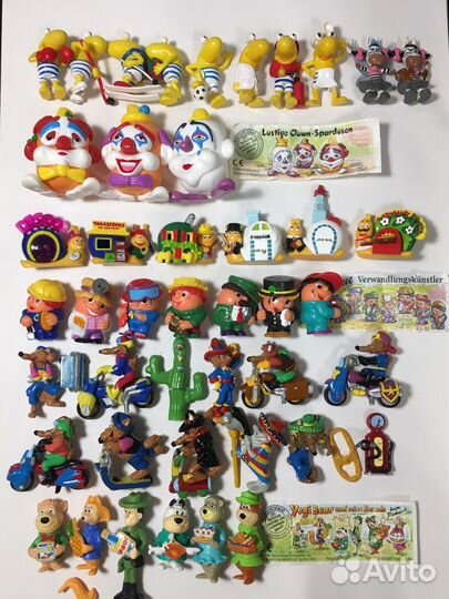 Игрушки из киндера 90х и другие