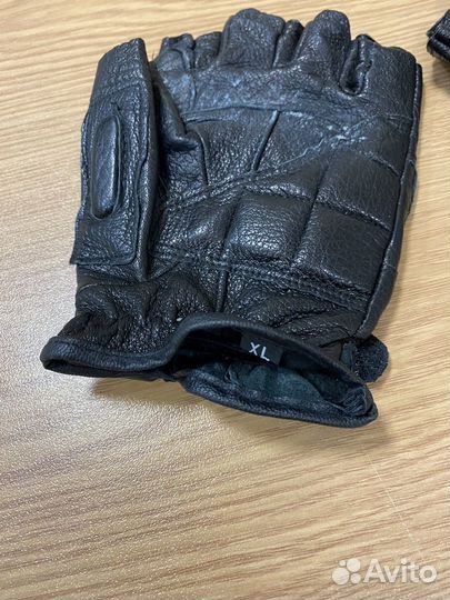 Перчатки тактические кожаные