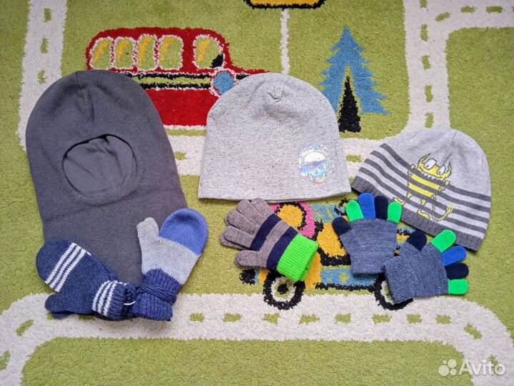 Шапки + перчатки демисезон
