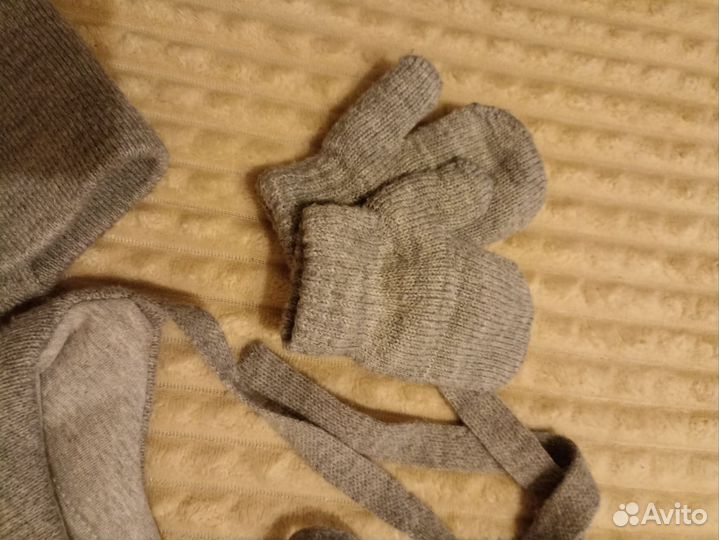 Комплект шапка и снуд для мальчика