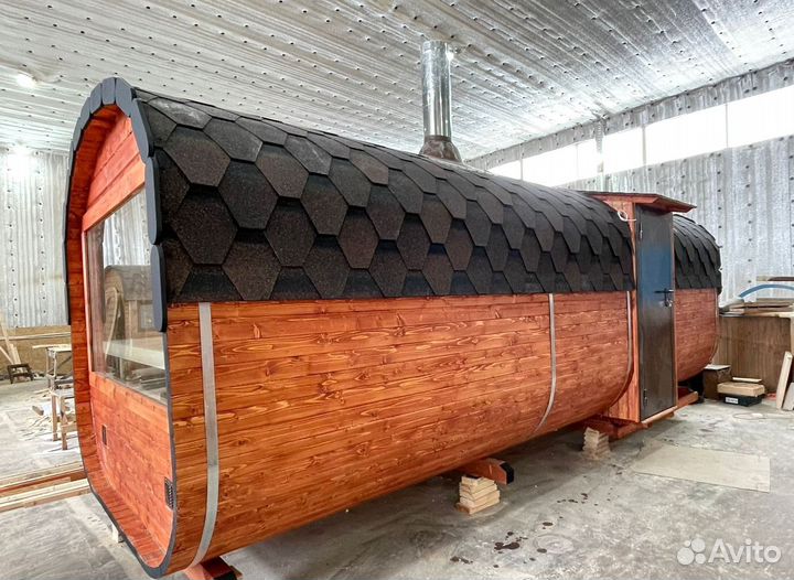 Баня квадро бочка под ключ