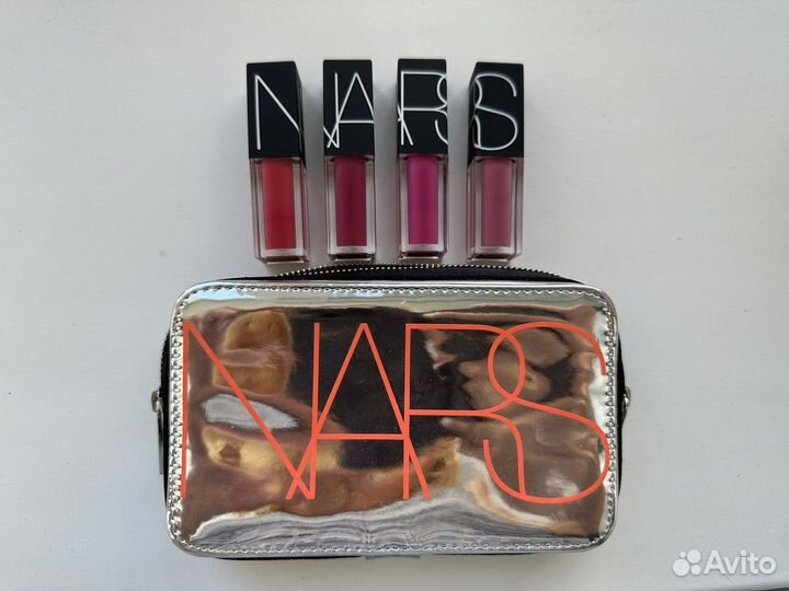 Блески для губ и Косметичка nars набор