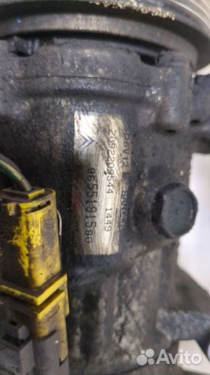 Компрессор кондиционера Peugeot 206, 2006