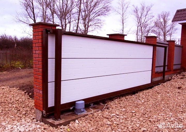 Откатные ворота под ключ в рассрочку