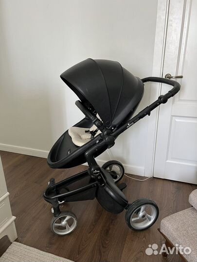 Коляска mima xari черная 2 в 1 аксессуары