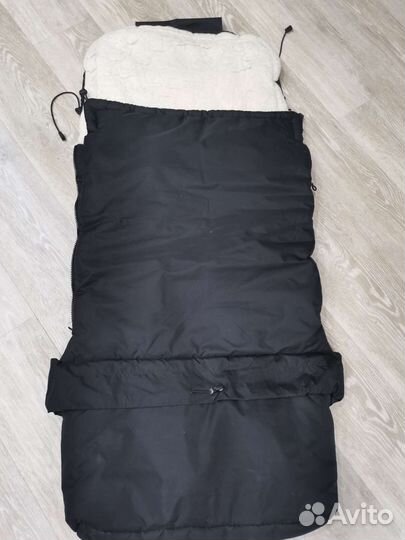 Меховой конверт в коляску овчина