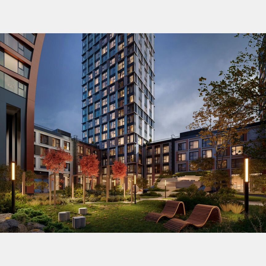 3-к. квартира, 72,2 м², 16/48 эт.