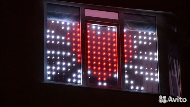 Гирлянда на окно, матрица на WS2812В или WS2813