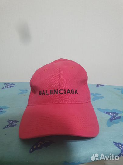 Кепка balenciaga розовая