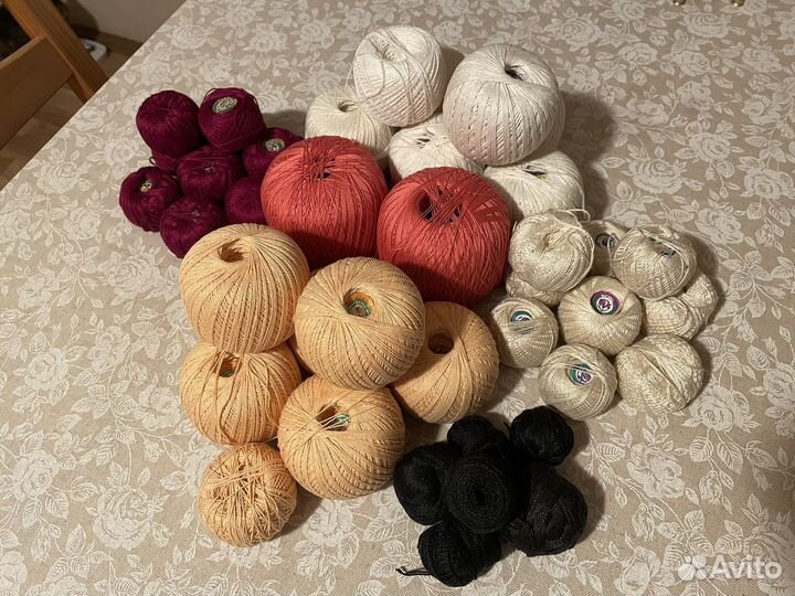 Нитки для вязания хлопок СССР