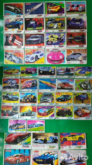 Вкладыши turbo, bombimbom и др. из 90х