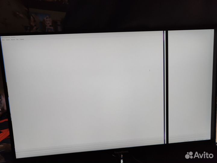 Монитор 32 с полосой (корпус и матрица без повр.)