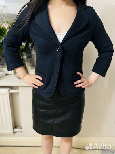 Синий пиджак Tatuum 40 размера 100% хлопок