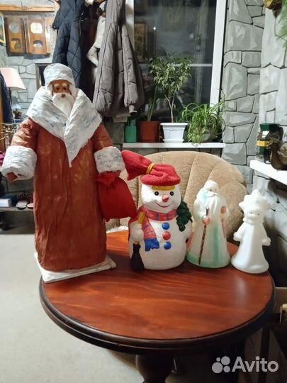 Дед мороз,снегурочка,снеговик СССР