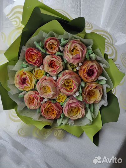 Съедобный букет из зефира/сладкие цветы и подарки