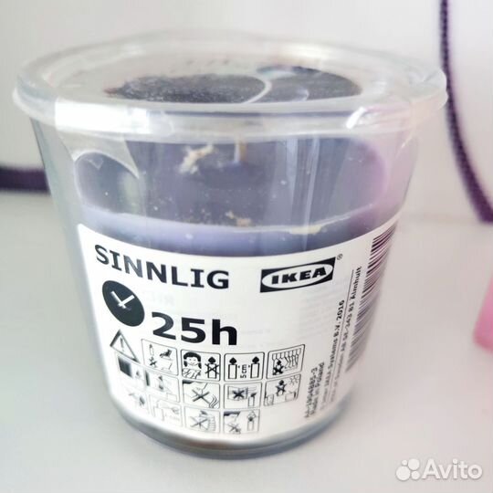 Ароматизированные свечи Икея