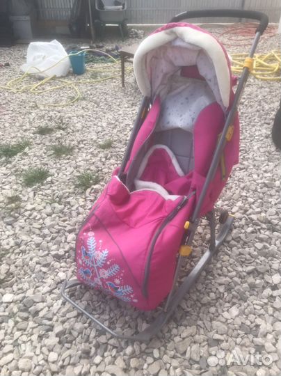 Коляска санки