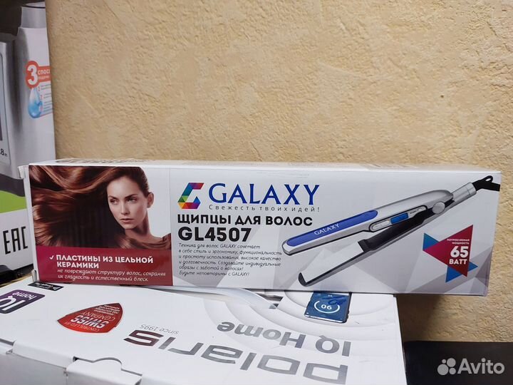 Щипцы (Выпрямитель) для волос galaxy GL 4507 Новый
