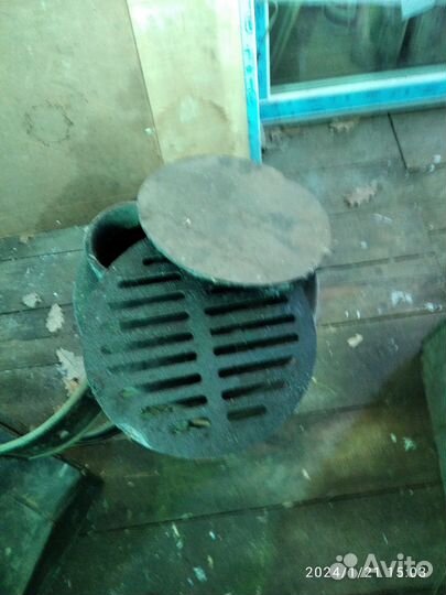 Печь буржуйка чугунная СССР