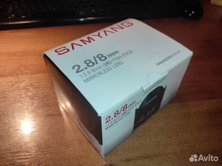 Объектив Samyang 8mm f2.8 для Samsung NX fisheye