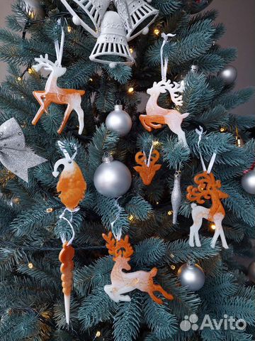 Новогодние грушки (ёлочные) серии 