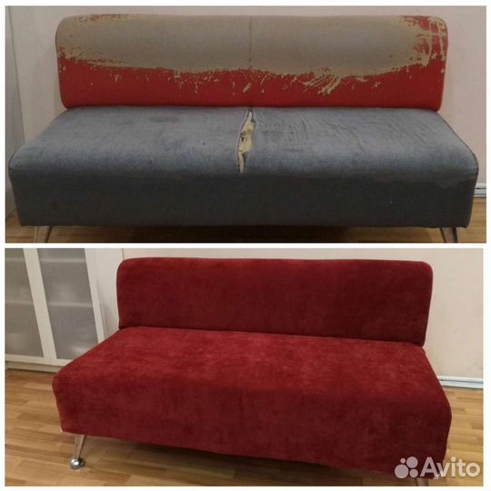 Перетяжка мебели