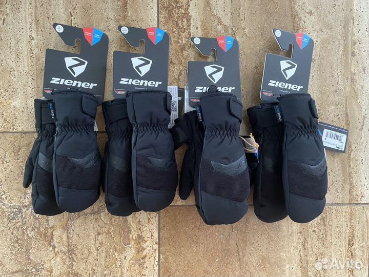 Новые утеплённые варежки и перчатки Ziener