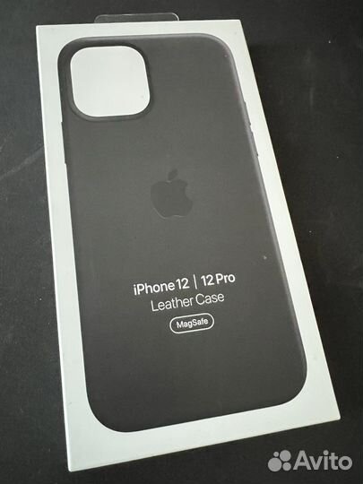 Кожаный чехол iPhone 12