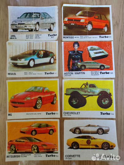 Вкладыши от жвачек