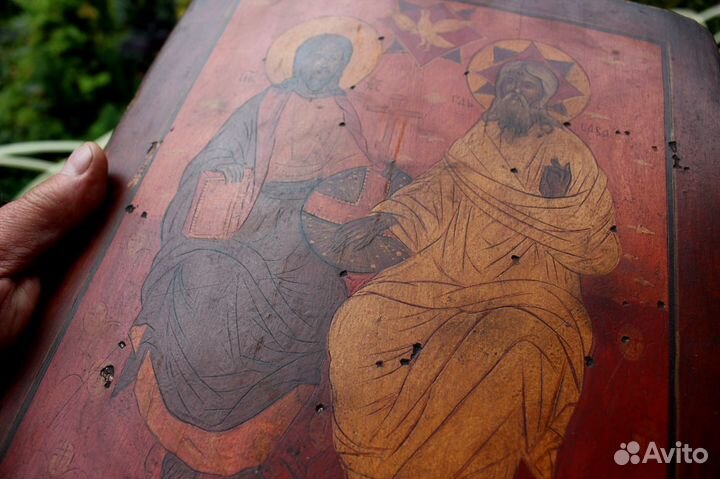 Икона троица Саваоф Отец Сын Святой Дух Север
