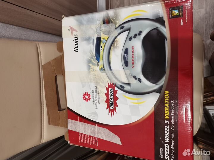 Игровой руль с педалями для пк