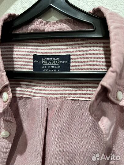 Рубашка pull bear унисекс