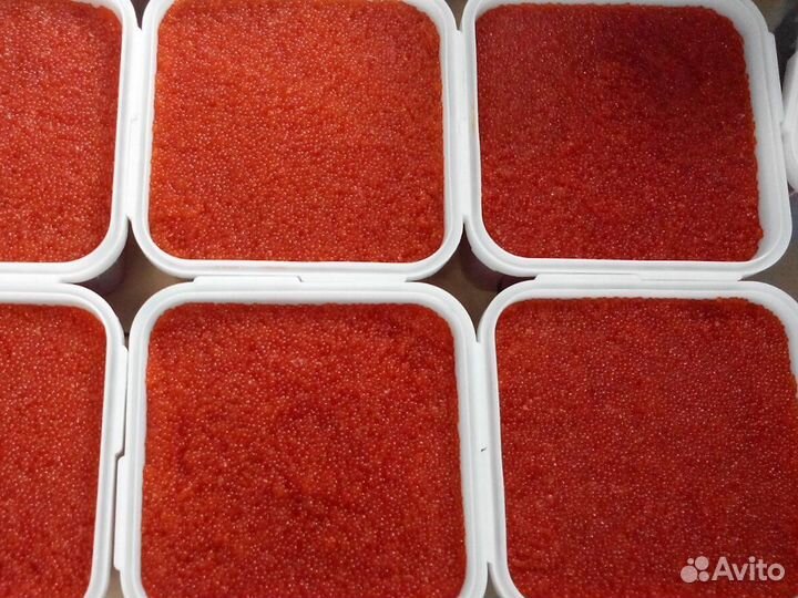 Икра горбуши, нерки, форели, кеты