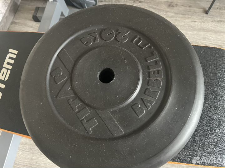 Скамья для жима со стойками и штангой