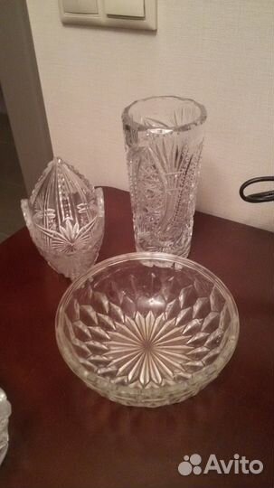 Хрустальные вазы и салатники (конфетницы)